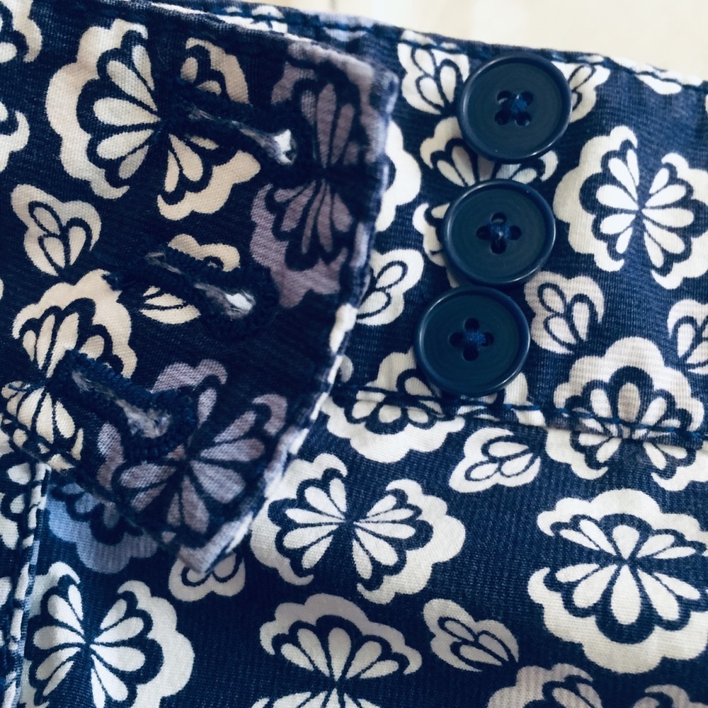 Ann Taylor LOFT Marisa patterned cropped pant - Picture 3 of 5